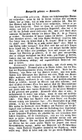Kategorisch gebieten