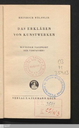Das Erklären von Kunstwerken