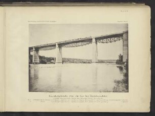 Eisenbahnbrücke über die Isar bei Grosshesselohe.