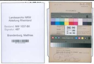 Entnazifizierung Matthias Brandenburg , geb. 15.01.1893 (Unternehmer)