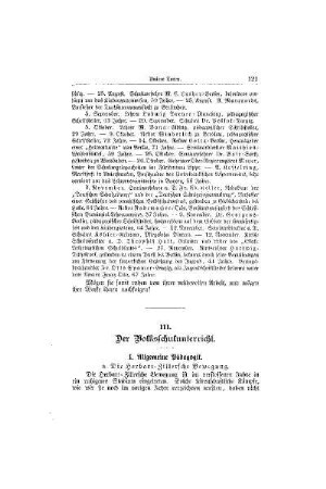 Sozial-pädagogische Bestrebungen und die Volksschule : III. Der Volksschulunterricht