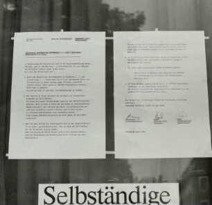 Dresden vor der Währungsumstellung im Juni 1990