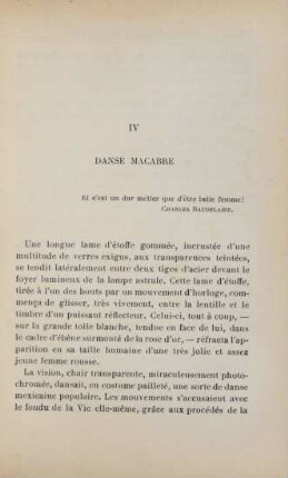 IV. Danse macabre