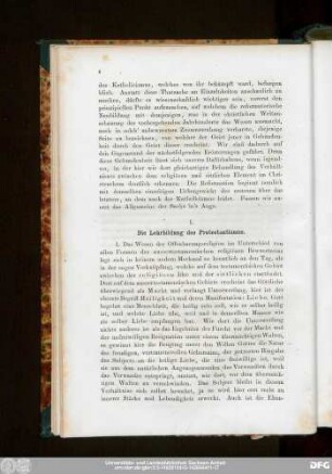 I. Die Lehrerbildung des Protestantismus.