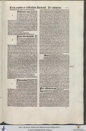 Tractatus de fluminibus seu tiberiadis domini Bartoli de saxoferrato mit Holzschnitten