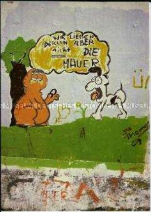 Bemalte Berliner Mauer