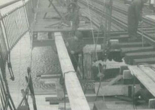 Brückenbau über den Njemen bei Kowno, Sowjetunion, 1941