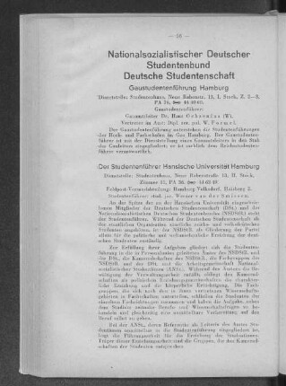 Nationalsozialistischer Deutscher Studentenbund Deutsche Studentenschaft