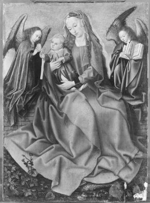 Madonna zwischen zwei Engeln