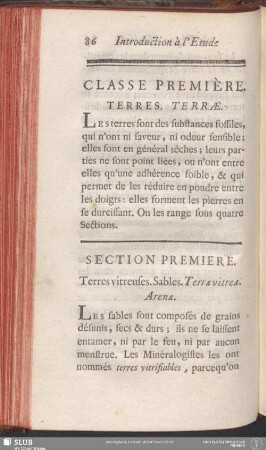 Classe Première. Terres. Terrae