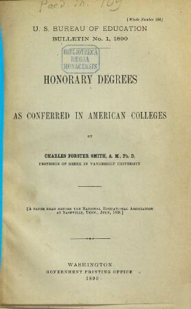 Bulletin. 1890, Nr. 1
