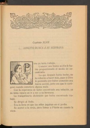 Capítulo XLVII - Ramoncito busca a su hermana