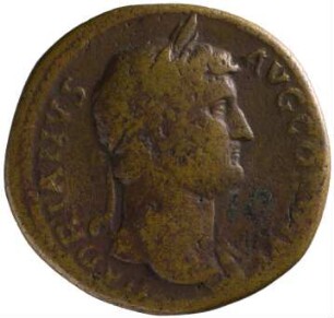 Münze, Sesterz, 134 - 138