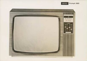 Grundig Fernsehgerät "Triumph 2401" von Gerhard Dietrich und H. Werner