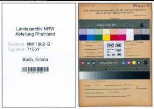 Entnazifizierung Emma Boob, geb. 13.12.1904 (Kauffrau)