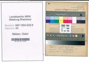 Entnazifizierung Oskar Nielsen , geb. 09.12.1883 (Kaufm.Angestellter)