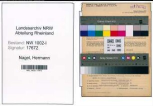 Entnazifizierung Hermann Nagel, geb. 31.07.1912 (Kaufm.Angest.)