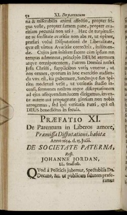 Præfatio XI. - Præfatio XV.