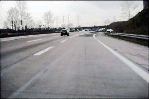 Ausfahrt Nord von Fahrbahn Nord (Heidelberg Richtung Basel)
