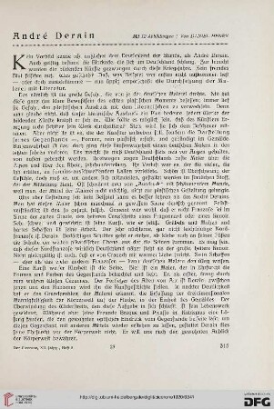12.1920: André Derain