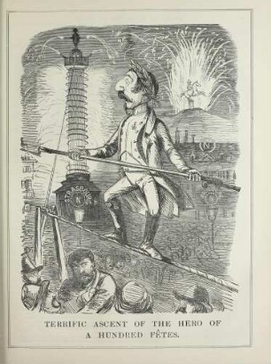 Terrific ascent of the hero of a hundred fêtes