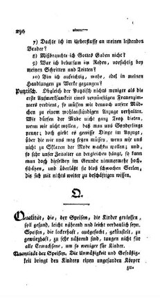 Quantität der Speisen