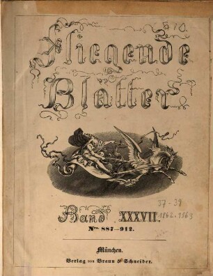 Fliegende Blätter. 37 = Nr. 887 - 912. [1862]