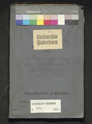 Rechnungslage über den Haushaltsfond des Gokircher Armenhauses