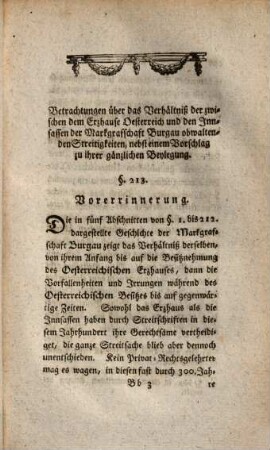 Staatsgeschichte der Markgrafschaft Burgau : in Bezug auf die zwischen dem Erzhause Oesterreich & den Burgauischen Insassen obwaltenden Schwierigkeiten & Streitigkeiten. 2