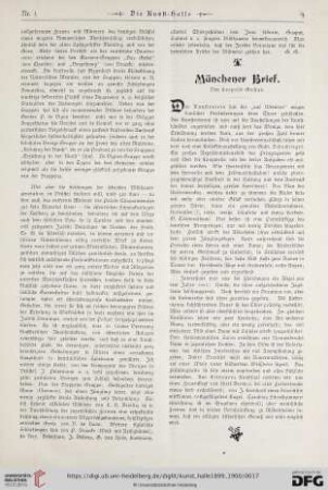 Münchener Brief