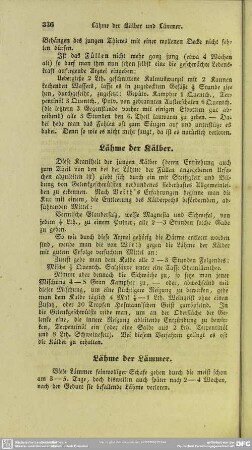 Lähme der Kälber