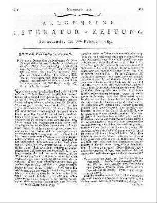 Snell, Christian Wilhelm: Lehrbuch der deutschen Schreibart, für die obern Klassen der Gymnasien. - Frankfurt/Main : Hermann, 1788