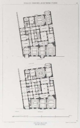 Grundrisse (1. OG, EG), Blatt 43
