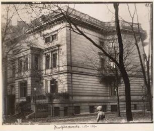 Einzelwohnhaus Kurfürstenstraße 115-116, Berlin-Charlottenburg: Ansicht (aus: Julius Kohte, Alt-Berlin, Bauwerke in Berlin und Charlottenburg, aufgenommen 1907-1914)
