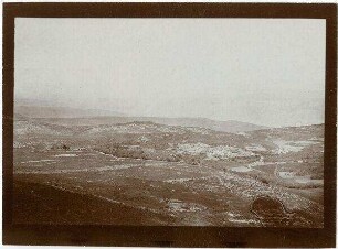 Blick v. d. Höhe nördl. v. Nazareth nach NO (er-rem [Rama?], mishad)