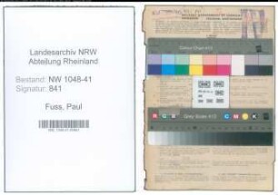 Entnazifizierung Paul Fuss , geb. 10.12.1891 (Polizist)