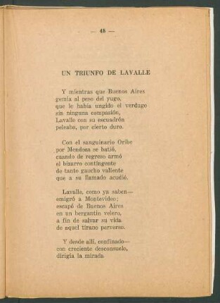 Un triunfo de Lavalle