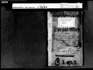 Die Organisation der jüdischen Synagogengemeinden des Kreises Euskirchen nach dem Gesetz vom 30. Juli 1847
