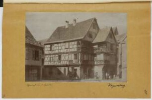 Wohnhaus An der Brücke, Kaysersberg: Ansicht (aus: Skizzen- und Fotoalbum 16)