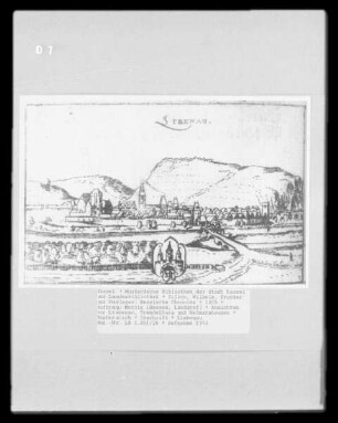 Hessische Chronika — Ansichten von Liebenau, Trendelburg und Helmarshausen — Liebenau