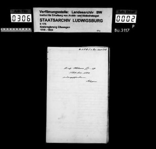 Schuldenwesen der Gesamtgemeinde Vorbachzimmern