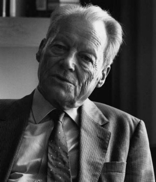 Willy Brandt (1913-1992; Politiker, 1969-1974 Bundeskanzler BRD). Bonn, 1990