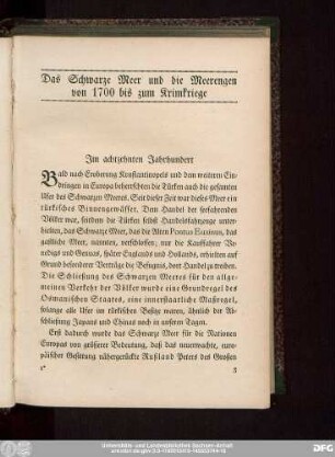 Im achtzehnten Jahrhundert