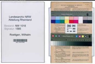 Entnazifizierung Wilhelm Roettgen , geb. 07.02.1896 (Landwirt)