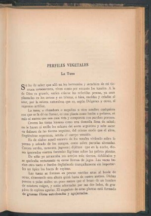 Perfiles vegetales
