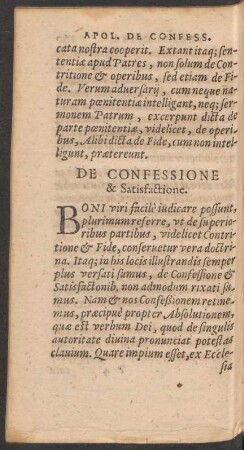 De Confessione & Satisfactione.