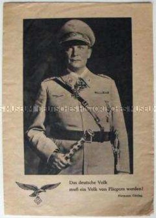 Reich bebilderte Propagandaschrift mit Werbung für die Luftwaffe