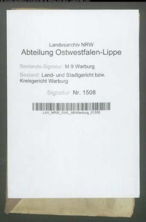 Erblasser: Michels, Johann: