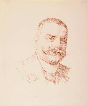 Bildnis von Detlev von Liliencron (1844-1909)