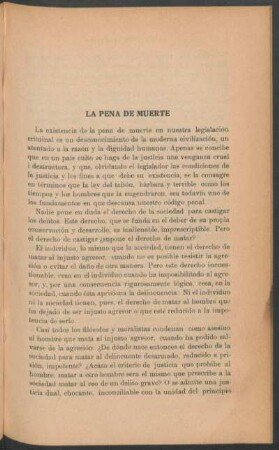 La pena de muerte